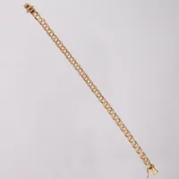 Armbånd Bismark, lengde 16cm, bredde 5mm, 18K Vekt: 6,9 g