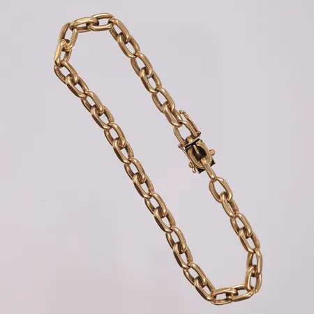 Armbånd Anker, lengde 22cm, bredde 5,8mm, 14K Vekt: 25,4 g