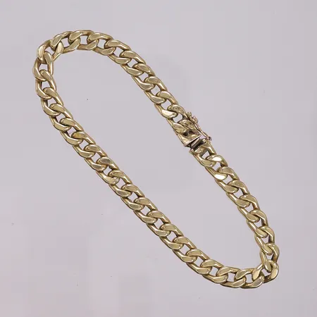 Armbånd Panser, lengde 21cm, bredde 6,2mm, 14K Vekt: 12,8 g