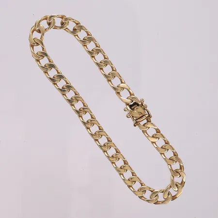 Armbånd Panser, lengde 20cm, bredde 6,2mm, 14K Vekt: 20,8 g