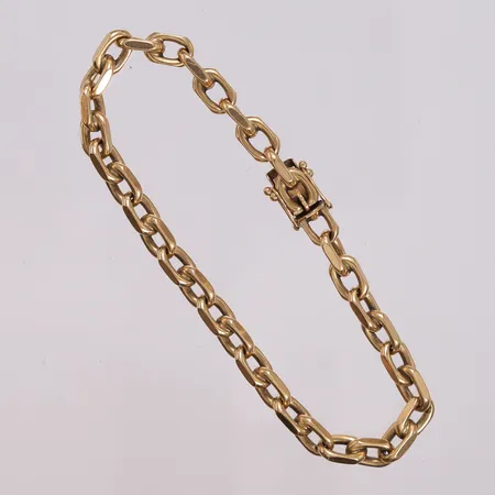 Armbånd Anker, lengde 20cm, bredde 5,7mm, 14K Vekt: 25,5 g