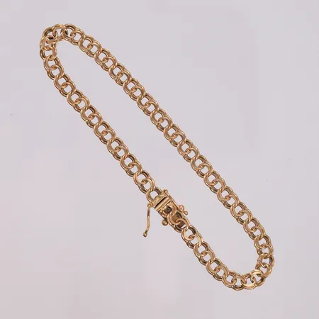 Armbånd Bismark, lengde 18,5cm, bredde 4,6mm, 18K Vekt: 7,7 g