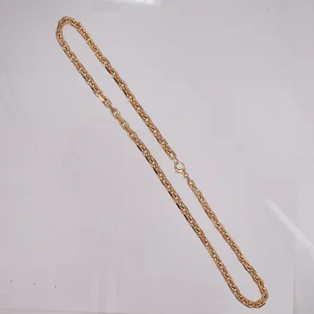 Kjede Anker, lengde 50cm, bredde 5mm, 14K Vekt: 60,3 g Kontakt Lånekontoret for frakt