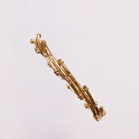 Armring, ø60mm, bredde 7,5mm, 22K Vekt: 12,4 g Kontakt Lånekontoret for frakt