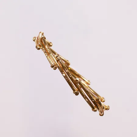 Armring, ø60mm, bredde 7,5mm, 22K Vekt: 12,4 g Kontakt Lånekontoret for frakt