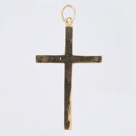 Anheng kors, 50x32mm, 14K Vekt: 4,1 g Kontakt Lånekontoret for frakt