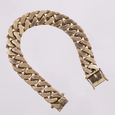 Armbånd Panser, lengde 20cm, bredde 13,6mm, 18K  Vekt: 114,3 g Kontakt Lånekontoret for frakt