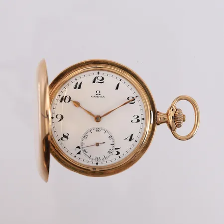 Omega lommeur, ø53,2mm, Snr: 5611822, 14K Kontakt Lånekontoret for frakt