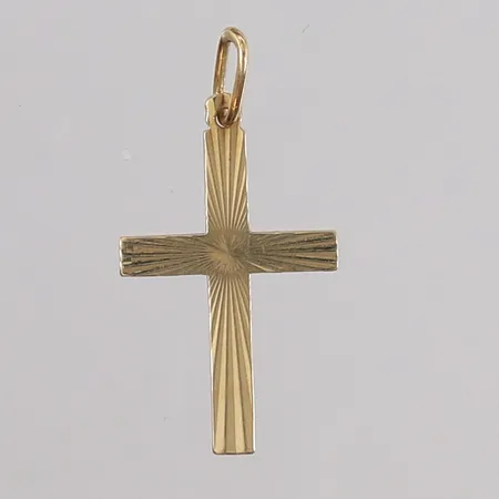Anheng kors, 25x13mm, 14K Vekt: 0,6 g Kontakt Lånekontoret for frakt
