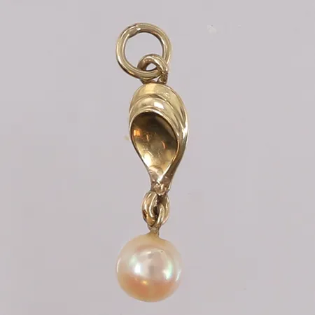 Anheng med perle, 22x5mm, 14K Vekt: 0,9 g Kontakt Lånekontoret for frakt