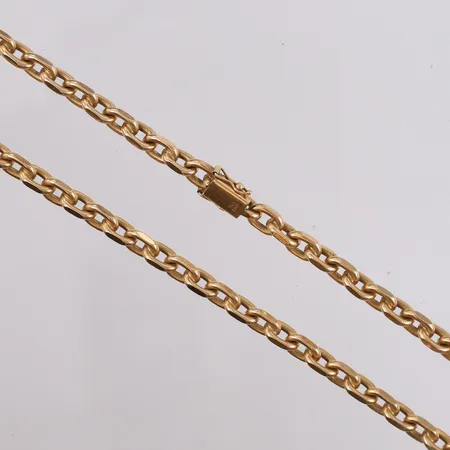 Kjede Anker, lengde 63cm, bredde 1,9- 5,9mm, 14K Vekt: 86,8 g Kontakt Lånekontoret for frakt
