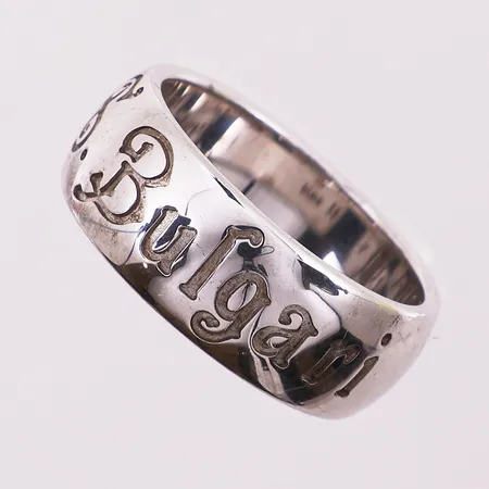 Ring, Bulgari, "Save the children 125 years jubileum", ø 18,5mm, bredde 8mm, pose, boks 925S Vekt: 8,3 g Kontakt Lånekontoret for frakt