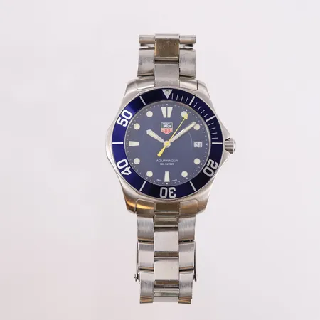 Armbåndsur TAG Heuer Aquaracer,  ref WAB1112, snr EEB2820, quartz, ø43mm, ingen tilbehør.  Kontakt Lånekontoret for frakt