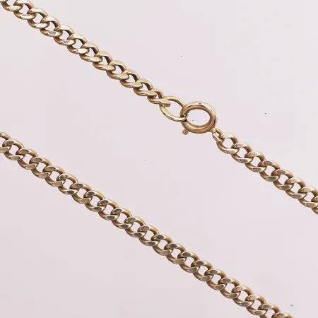 Halskjede panser, lengde 49cm, bredde 4,2mm, 14K  Vekt: 38,8 g Kontakt Lånekontoret for frakt