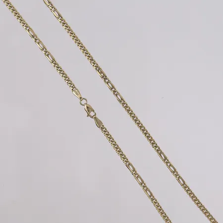 Kjede, lengde 51cm, bredde 2,8mm, 14K Vekt: 11,8 g Kontakt Lånekontoret for frakt