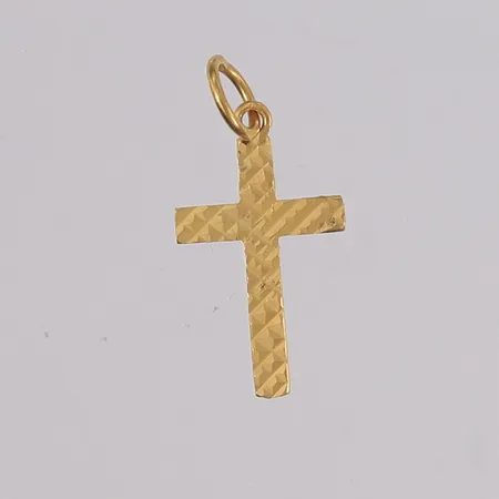 Anheng kors, 30x15mm, 22K Vekt: 1,2 g Kontakt Lånekontoret for frakt