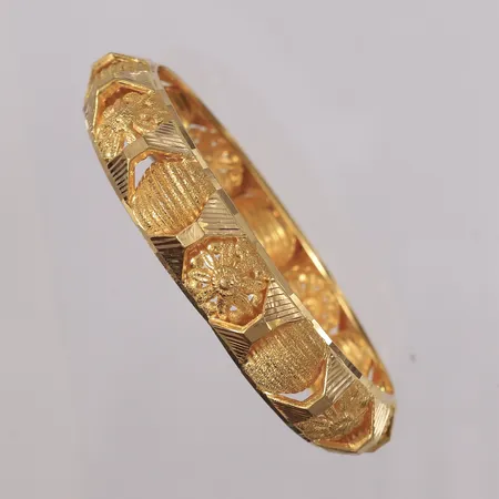 Armring, ø68mm, bredde 13,8mm, 21K Vekt: 21,1 g Kontakt Lånekontoret for frakt