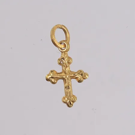 Anheng kors, 25x13mm, 22K Vekt: 0,8 g Kontakt Lånekontoret for frakt