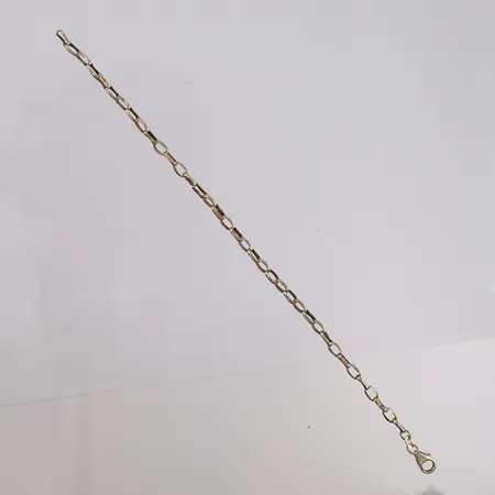 Armbånd Anker, hult, lengde 20,5cm, bredde 1,4- 4mm, noe bulkete, 14K Vekt: 2,7 g Kontakt Lånekontoret for frakt