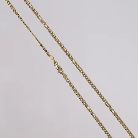 Kjede, lengde 60,5cm, bredde 2,7mm, 14K Vekt: 12,1 g Kontakt Lånekontoret for frakt