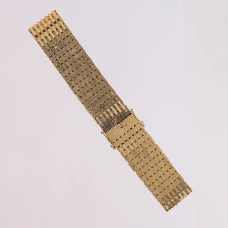 Armbånd Mursten, lengde 19cm, bredde 13,8mm, 14K Vekt: 28,7 g Kontakt Lånekontoret for frakt