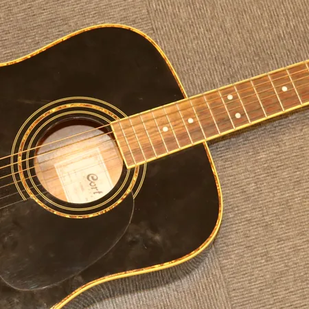 Cort kassegitar med softbag, modell AD880-BK, serienummer 100913448 Vekt: 0 g Kontakt Lånekontoret for frakt