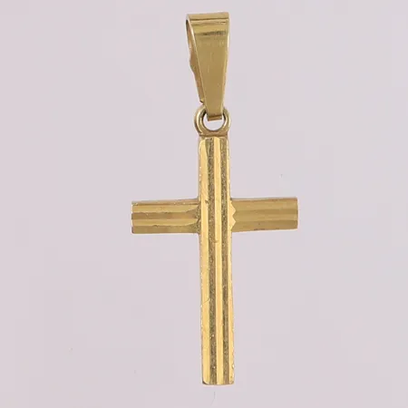 Anheng kors, 27x12 mm, 14K. Vekt: 0,8 g Kontakt Lånekontoret for frakt