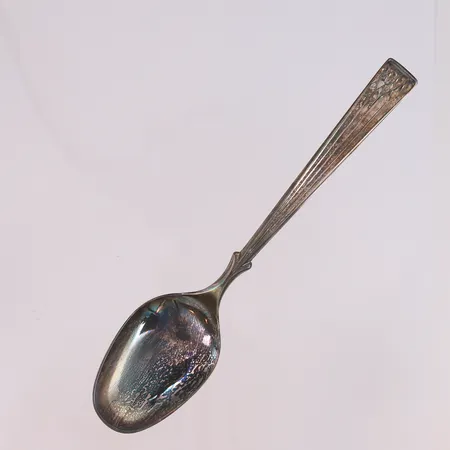 Spiseskje Arvesølv, lengde 17,3cm, 830S Vekt: 31,2 g Kontakt Lånekontoret for frakt