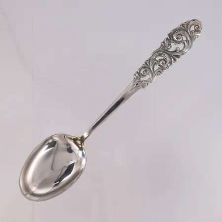 6 spiseskjeer Telesølv, lengde 18,5cm, 830S Vekt: 237,4 g Kontakt Lånekontoret for frakt