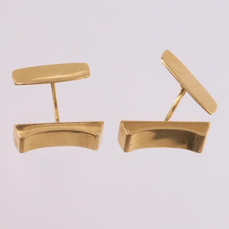 Mansjettknapper fra David-Andersen, 25x11 mm, 14K. Vekt: 26,4 g Kontakt Lånekontoret for frakt