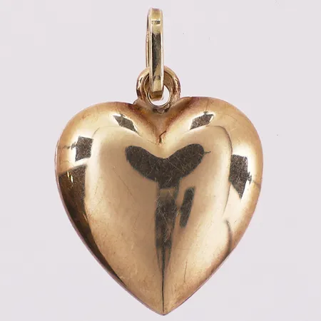 Anheng, hjerte, 16x13mm, 14K Vekt: 0,7 g Kontakt Lånekontoret for frakt