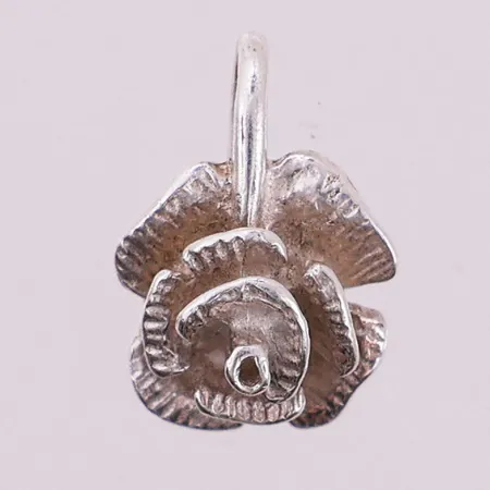 Anheng, rose, lengde 14mm, bredde 10mm, 925S Vekt: 1,4 g Kontakt Lånekontoret for frakt