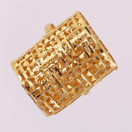 Ring, justerbar, bredde 19,5mm, 21K Vekt: 3 g Kontakt Lånekontoret for frakt