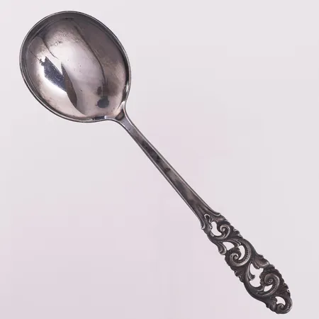 Anretningskje, Telesølv, lengde 21,5cm, 830S Vekt: 55,1 g Kontakt Lånekontoret for frakt