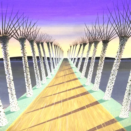 D.G.A. av Jan Baker, "Allé", 4/30, signert, datert 2023, motivformat 40 x 30cm, ingen ramme medfølger Kontakt Lånekontoret for frakt