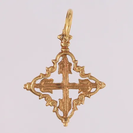 Anheng, to-farget, 35x24mm, 18K Vekt: 3,6 g Kontakt Lånekontoret for frakt