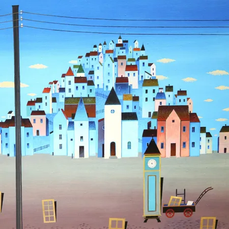 D.G.A. av Jan Baker, "Toscana", 3/30, signert, datert 2023, motivformat 43 x 30cm, ingen ramme medfølger Kontakt Lånekontoret for frakt