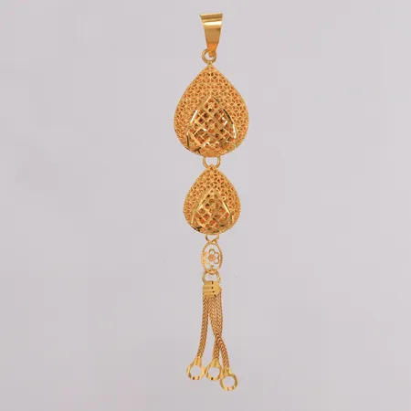 Anheng, 80x15mm, 21K Vekt: 4,1 g Kontakt Lånekontoret for frakt