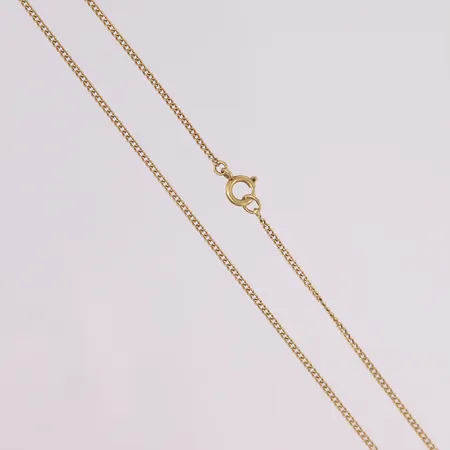 Kjede Panser, lengde 43cm, bredde 1,4mm, 14K Vekt: 2,7 g Kontakt Lånekontoret for frakt