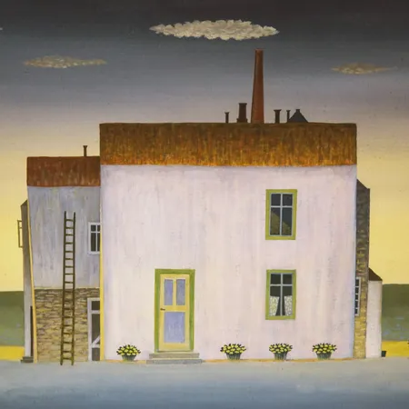 D.G.A. av Jan Baker, "Höstkveld", 1/60, signert, datert 2024, motivformat 59 x 45cm, ingen ramme medfølger Kontakt Lånekontoret for frakt