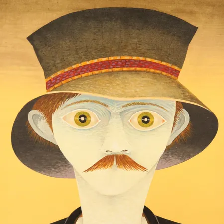 D.G.A. av Jan Baker, "Carl Axel", 1/30, signert, datert 2022, motivformat 40 x 30cm, ingen ramme medfølger Kontakt Lånekontoret for frakt