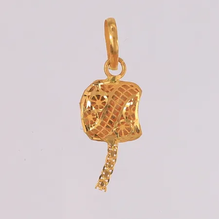 Anheng eple, 34x12mm, 21K Vekt: 1,1 g Kontakt Lånekontoret for frakt
