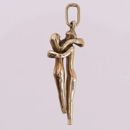 Anheng, lengde 27,6mm, bredde 5,6mm, 14K Vekt: 2,7 g Kontakt Lånekontoret for frakt