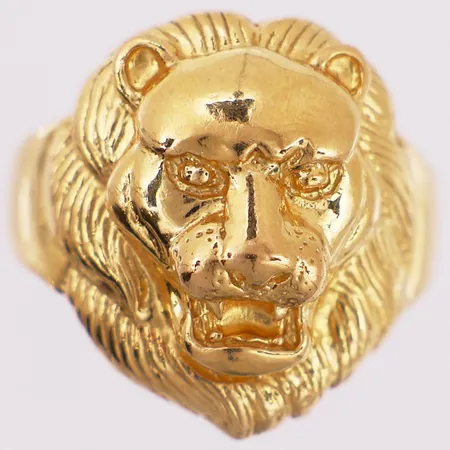 Ring, ø20,5, bredde 3,7-22,3mm, 22K Vekt: 13,7 g Kontakt Lånekontoret for frakt