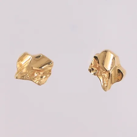 Ett par øredobber, 8x6mm, 14K Vekt: 1,2 g Kontakt Lånekontoret for frakt