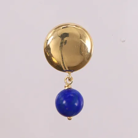 Én øredobb i 14K, lengde 27 mm, diameter 14 mm.  Vekt: 0 g Kontakt Lånekontoret for frakt