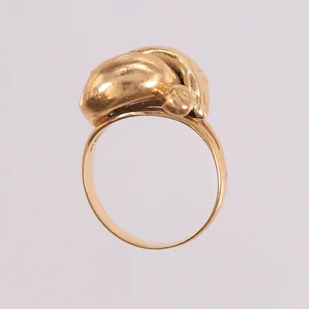 Gullring i 14K, str ø=17 mm. Vekt: 4,7 g Kontakt Lånekontoret for frakt