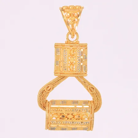 Anheng, 43x23mm, 21K Vekt: 5,9 g Kontakt Lånekontoret for frakt