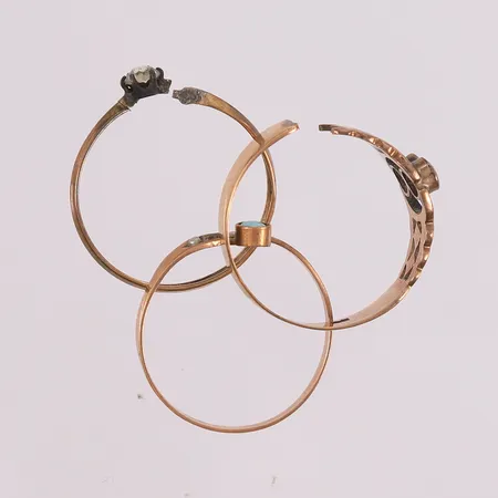 Skrotgull 9K.  Vekt: 2,7 g Kontakt Lånekontoret for frakt