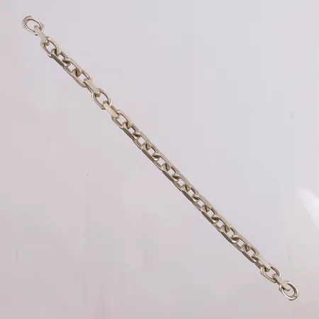 Ankerlenke uten lås, 20 cm, bredde 6,9 mm. Vekt: 28,1 g Kontakt Lånekontoret for frakt